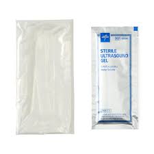 Sterile Probe Cover with Ultrasound Gel and 2 Elastic Bands, 6" x 24" 20/CS
