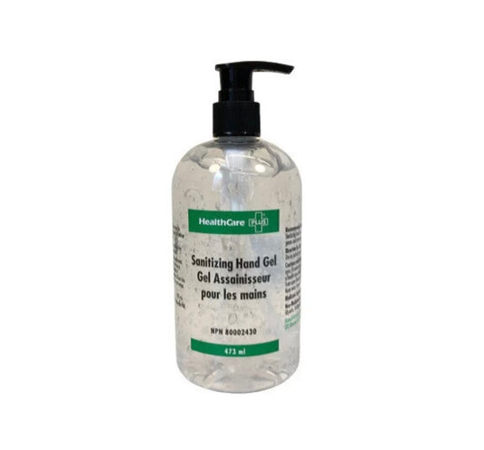 Healthcare Plus®  70% Alcohol Gel Hand Sanitizer Gel 473-mL Pump Bottle or 6/cs