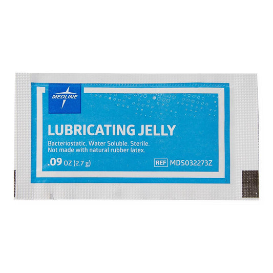Medline Lubricating Jelly 2.7-g packet 144/bx