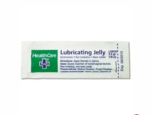HealthCare Plus® Lubricating Jelly 3.5-g packet